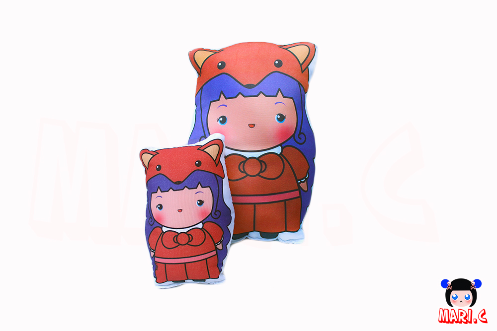 Mari.C - Toy Art Almofada Colecionável de Menina Raposa Vermelha Pequena 3 Mari.C - Toy Art Almofada Colecionável de Menina Raposa Vermelha Pequena