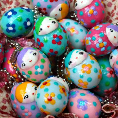Mari.C - Chaveiro Ovo Surpresa Boneca Russa Matriosca Matrioshka Kawaii 1