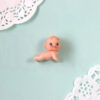 Kewpie deitado - Bigode fino