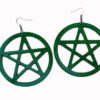 Pentagrama Verde com Glitter