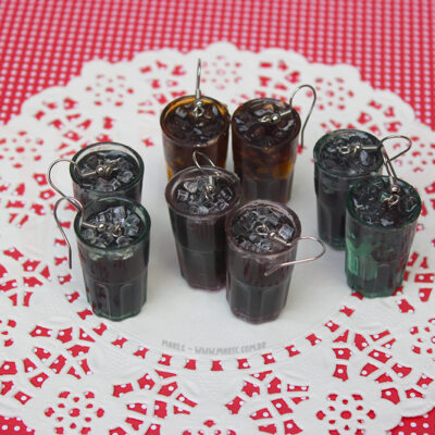 Brinco Divertido de Copo de Refrigerante de Cola com Base em Aço Inox