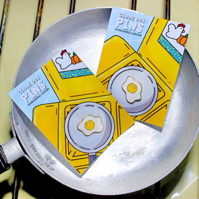 Pin Divertido de Comida Ovo Omelete