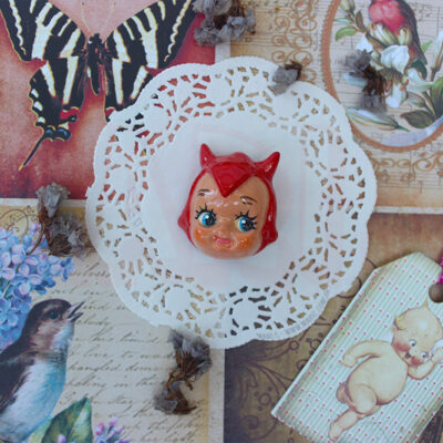 Mari.C - Broche Bebê Evil Kewpie Vintage Retrô Anos 80