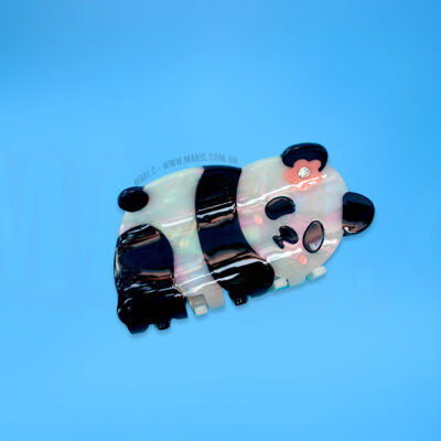 Mari.C - Presilha Prendedor de Cabelo Fofo de Panda em Acrílico