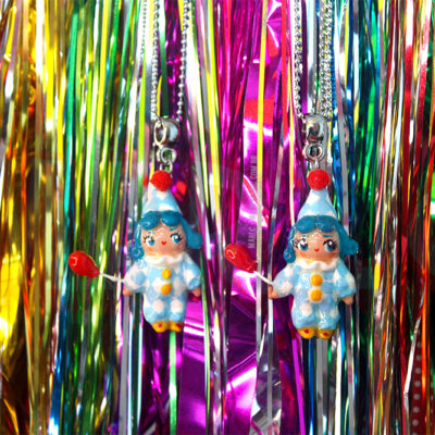 Colar Pierrot Fantasia de Carnaval Retrô em Aço Inox Mari.C - Colar Pierrot Fantasia de Carnaval Acessório de Carnaval Antigo Retrô em Aço Inox