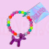 Pulseira Cachorro Balão Roxo