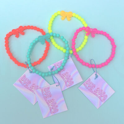 Mari.C - Pulseira Colorida de Laço Divertido Kidcore
