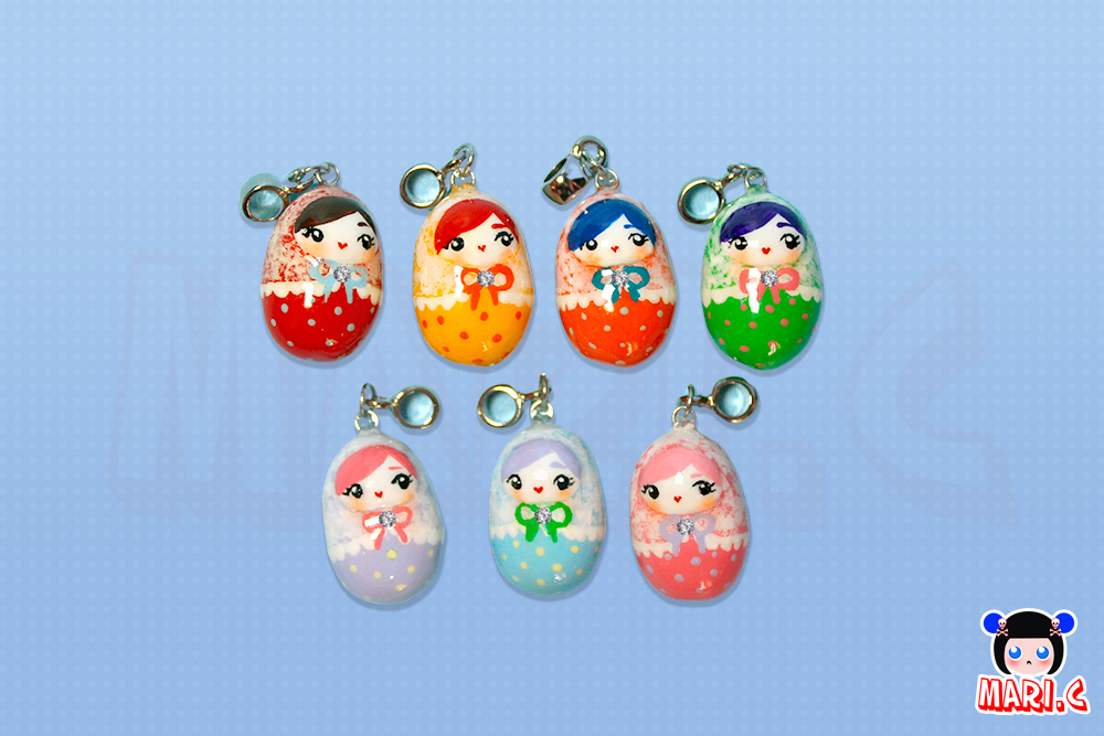 Mari.C - Colar Boneca Russa Matrioska Ovo de Páscoa com Corrente em Aço Inox 3 Mari.C - Colar Boneca Russa Matrioska Ovo de Páscoa com Corrente em Aço Inox