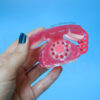 Mari.C - Presilha Prendedor de Cabelo Telefone Vintage Retrô em Acrílico