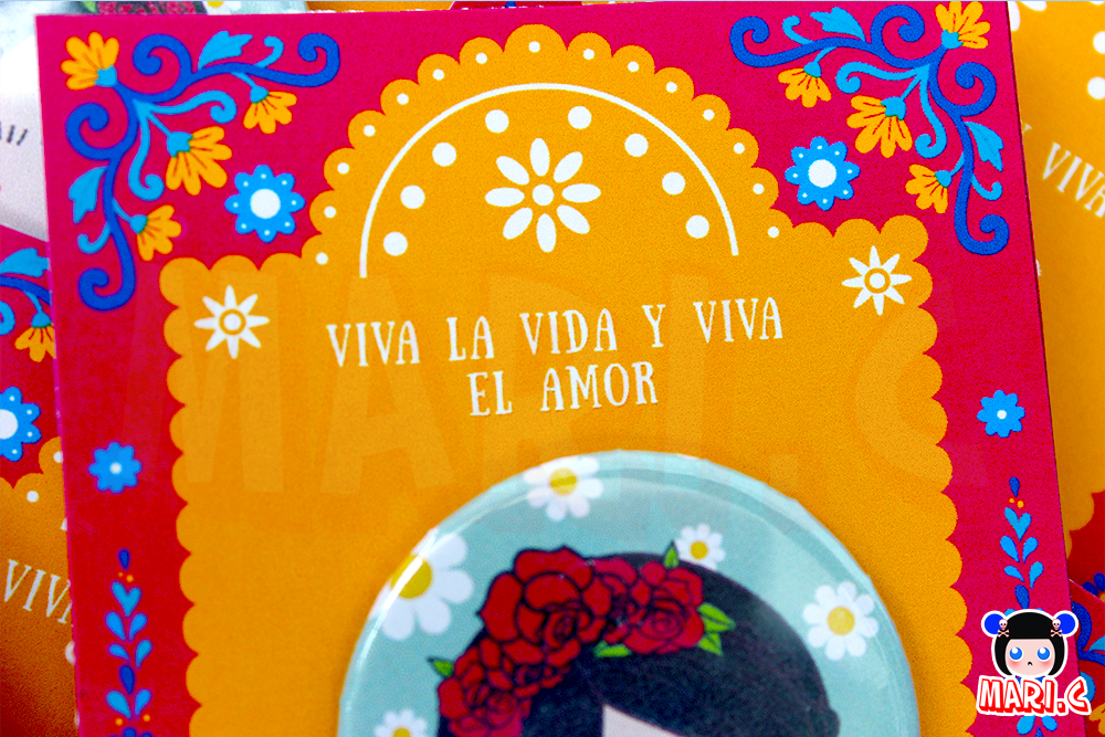 Mari.C - Bottons Broche Menina Pintora Mexicana Festival Mexicano