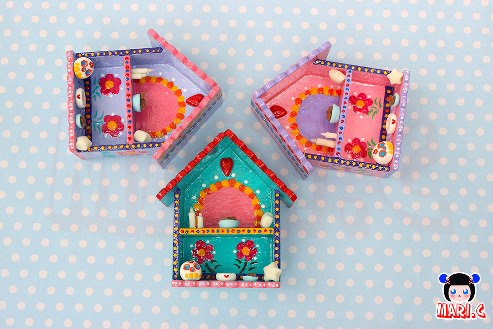 Mari.C - Mini Altar Dia de Los Muertos Mexicano para Cachorros Gatos e Pets