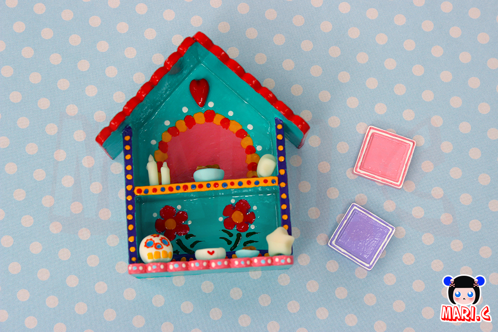 Mari.C - Mini Altar Dia de Los Muertos Mexicano para Cachorros Gatos e Pets