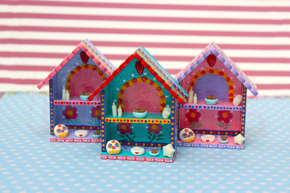 Mari.C - Mini Altar Dia de Los Muertos Mexicano para Cachorros Gatos e Pets